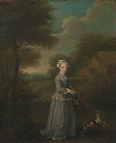 Frøken Wood af William Hogarth